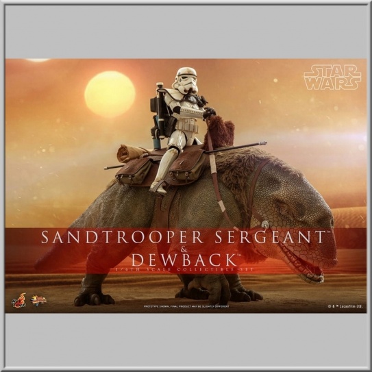 Hot Toys Sandtrooper Sergeant & Dewback - Star Wars Episode IV