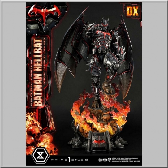 Prime 1 Studio Hellbat Concept Design by Josh Nizzi Deluxe Bonus Version - Batman