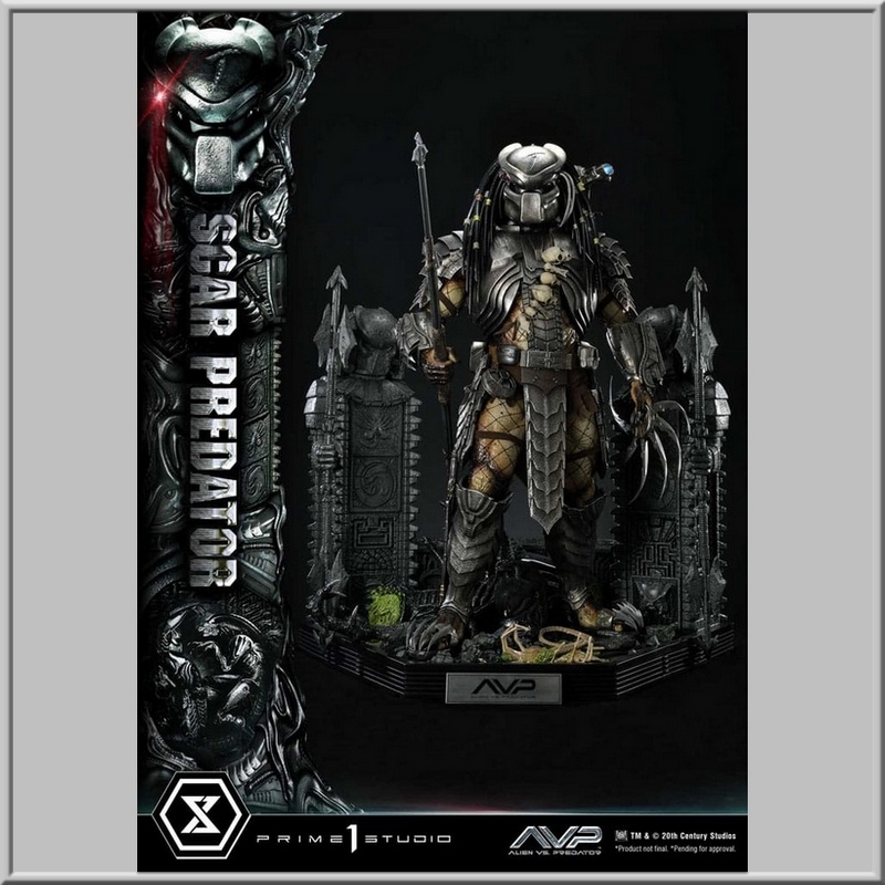 SF・ファンタジー・ホラー ALIEN VS. PREDATOR SCAR PREDATOR 1/6 Figurine 1/6 Alien VS Predator - Scar Predator - Machinegun.fr
