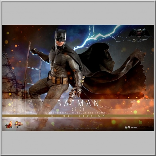 Hot Toys Batman 2.0 (Deluxe Version) - Batman v Superman : L'Aube de la justice