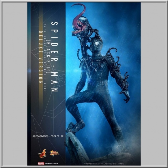 Hot Toys Spider-Man (Black Suit) Deluxe Version - Spider-Man 3