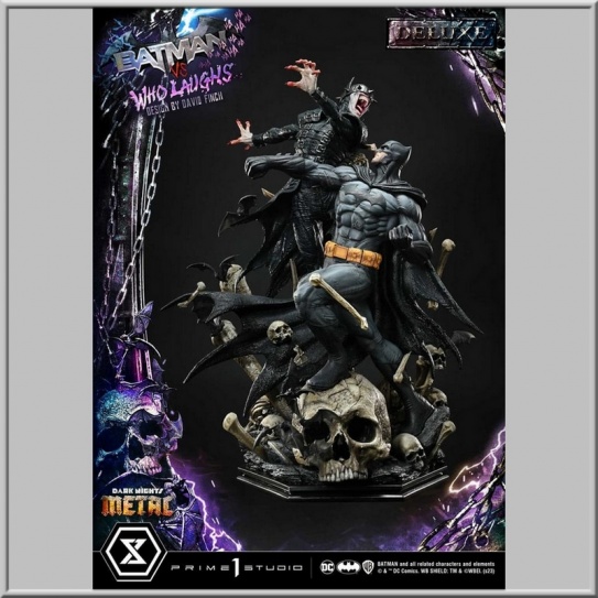 Prime 1 Studio Batman VS Batman Who Laughs Deluxe Bonus Version - Dark Nights: Metal