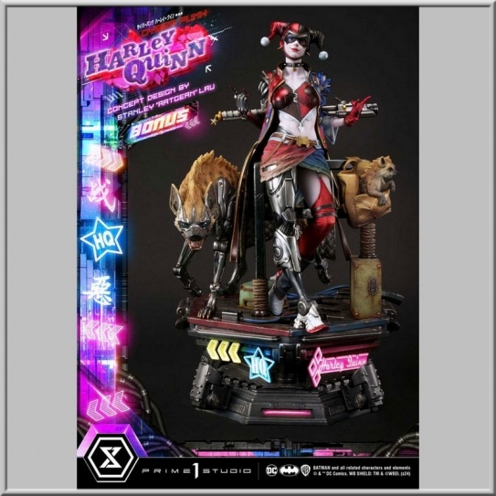 Prime 1 Studio Cyberpunk Harley Quinn Deluxe Bonus Version - Batman