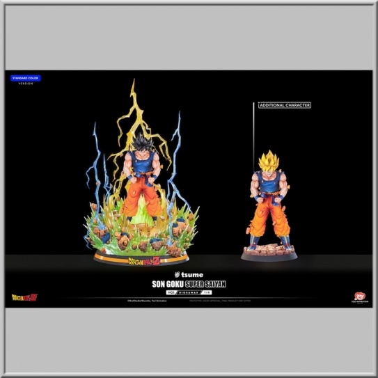 Tsume HQS Dioramax Son Goku Super Saiyan version Standard Color - Dragon Ball Z