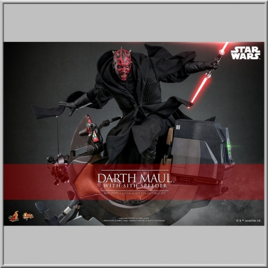 Hot Toys Darth Maul with Sith Speeder - Star Wars Episode I