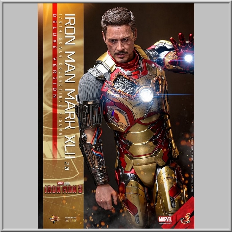 Figurine Hot Toys Iron Man Mark XLII (2.0) Deluxe - Iron Man 3