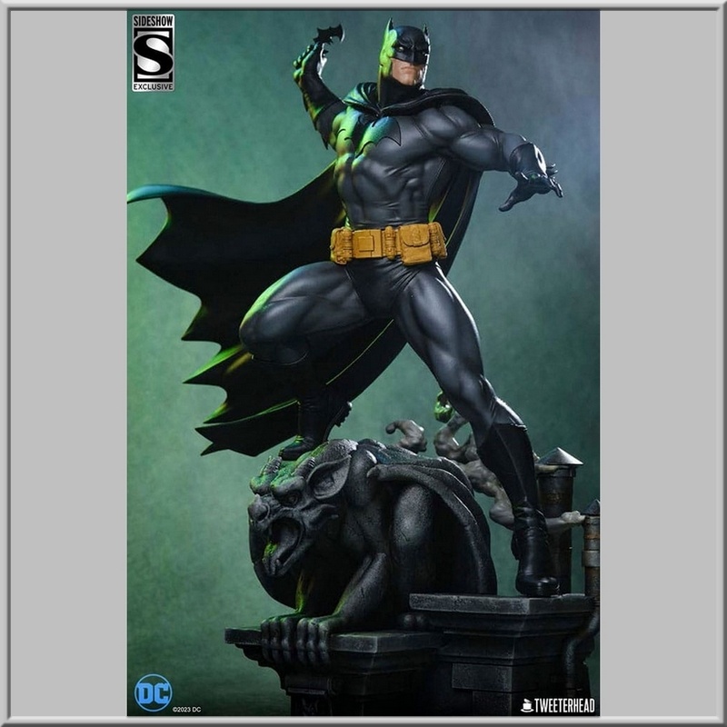 ツイーターヘッド 1/4 スケール バットマン ブラック&グレーエディション Figurine Tweeterhead 1/4 Batman (Black and Gray Edition) - DC