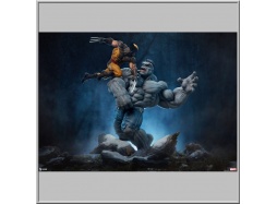 Sideshow Grey Hulk vs Wolverine - Marvel