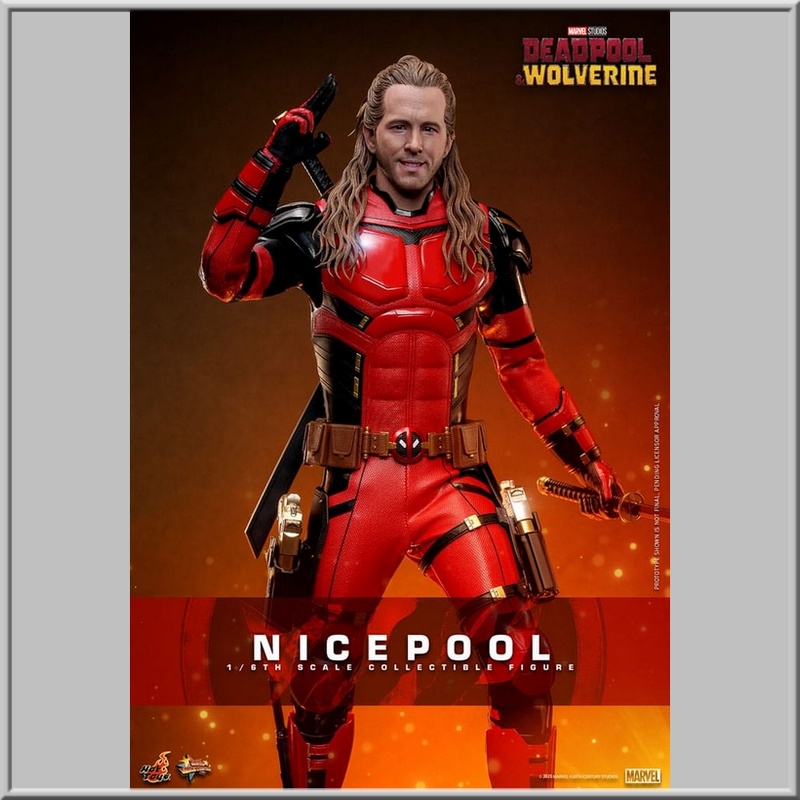 新品 Dealpool hot toys special edition Figurine Hot Toys Nicepool - Deadpool & Wolverine | Figurines Mania