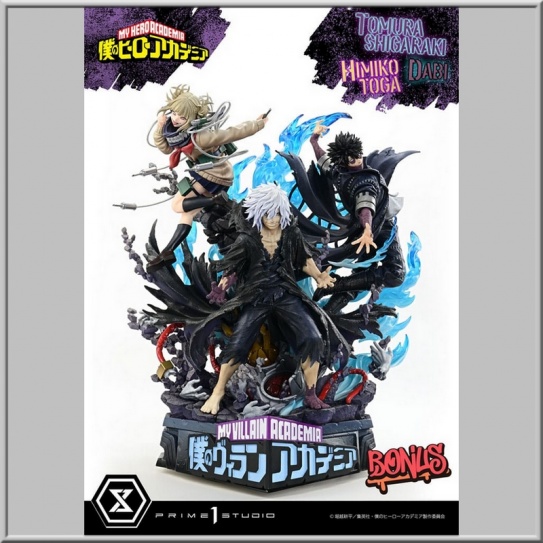 Prime 1 Studio Tomura Shigaraki, Dabi & Himiko Toga DX Bonus - My Hero Academia