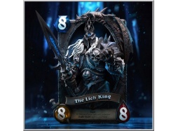 3D Art Frame The Lich King - Hearthstone