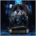 3D Art Frame The Lich King - Hearthstone