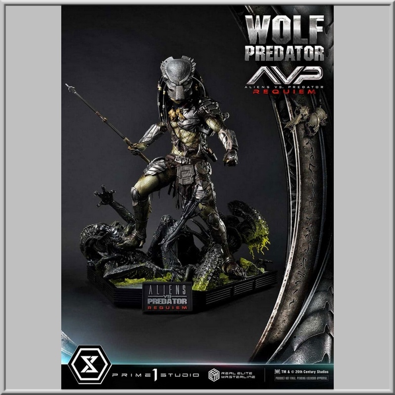 Figurine Prime 1 Studio 1/3 Wolf Predator Deluxe Ver. - Alien vs