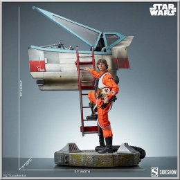 Sideshow Luke Skywalker & X-Wing: Red Five, Standing By - Star Wars