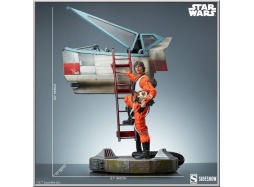 Sideshow Luke Skywalker & X-Wing: Red Five, Standing By - Star Wars