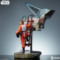 Sideshow Luke Skywalker & X-Wing: Red Five, Standing By - Star Wars