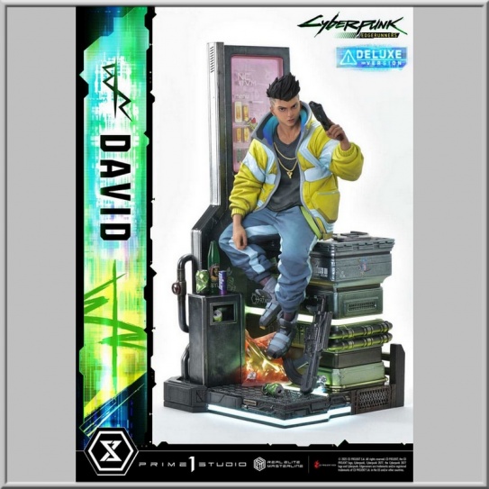 Prime 1 Studio 1/4 David Bonus Version - Cyberpunk: Edgerunners