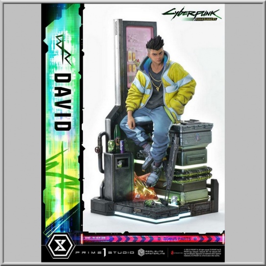 Prime 1 Studio 1/4 David Deluxe Bonus Version - Cyberpunk: Edgerunners