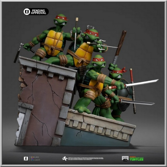 Iron Studios Teenage Mutant Ninja Turtles Kevin Eastman Version - Teengae Mutant Ninja Turtles