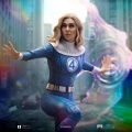 Iron Studios Invisible Woman and Franklin - Fantastic Four