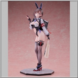 Delivery Bunny Girl Aoi Illustration by BeeDoshi (Beverb) - Original Character (Rocket Boy)