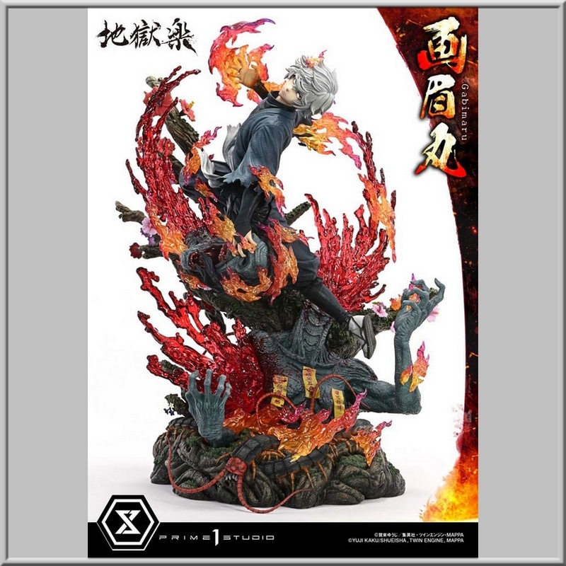 Figurine Gabimaru Anime 16cm - Statue PVC Main Pour Décoration Bureau Et Collection