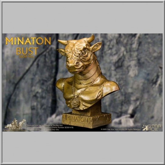 Soft Vinyl Minaton Bust - Ray Harryhausen