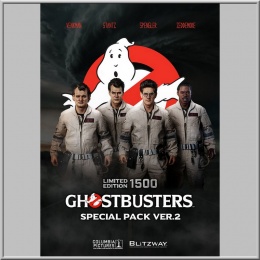 Blitzway Pack 4 Venkman, Stantz, Spengler, Zeddemore Ver. 2 - Ghostbusters