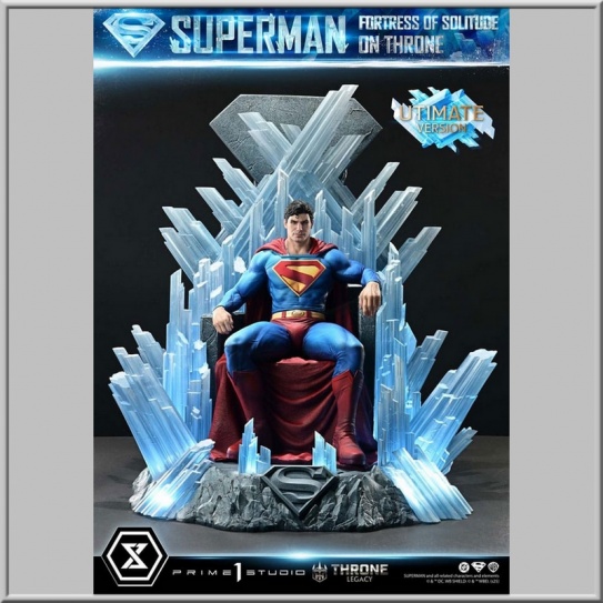 Prime 1 Studio Superman Fortress of Solitude on Throne (Design by Gabriele Dell'Otto) Ultimate Version - DC Comics