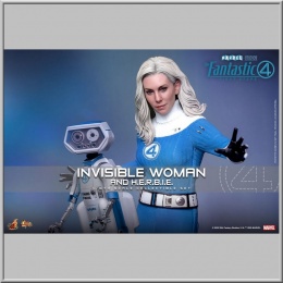 Hot Toys Invisible Woman & H.E.R.B.I.E. - Les Quatre Fantastiques : Premiers pas
