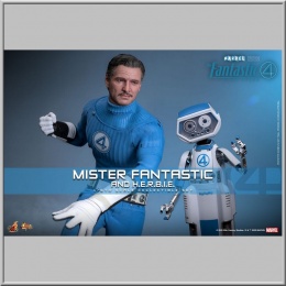 Hot Toys Mister Fantastic & H.E.R.B.I.E. - Les Quatre Fantastiques : Premiers pas