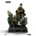Iron Studios Leia and Wicket - Star Wars Episode VI