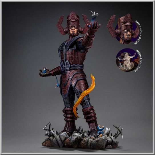 Iron Studios Galactus Battle Diorama Deluxe - Les Quatre Fantastiques : Premiers pas