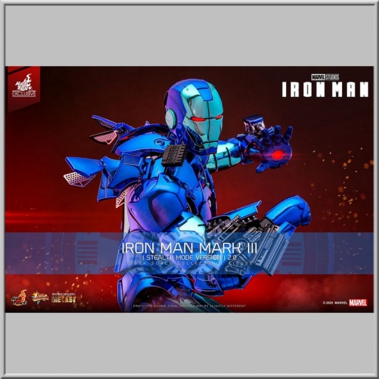 Hot Toys Iron Man Mark III (Stealth Mode Ver.) 2.0 Exclusive - Iron Man