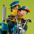 Son Goku & Son Gohan & Robot with two legs - Dragon Ball Z (Megahouse)