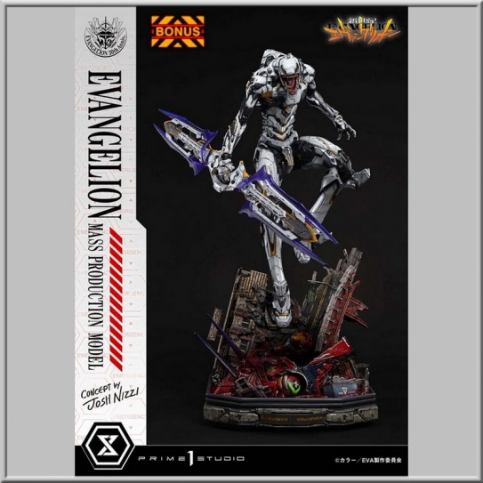 Prime 1 Studio Mass Production Model (Concept By Josh Nizzi) Deluxe Bonus Version - Rebuild of Evangelion