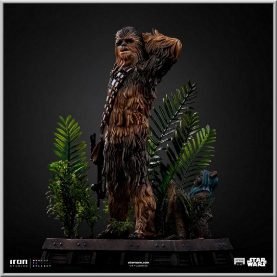 Iron Studios Chewbacca and Tokkat - Star Wars Episode VI