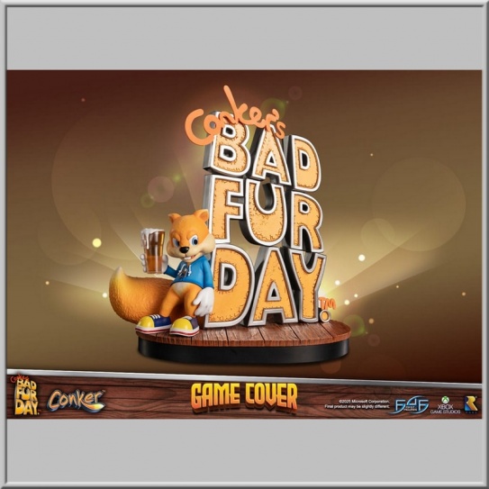 F4F Game Cover Standard Edition - Conker´s Bad Fur Day