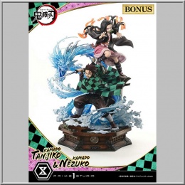 Prime 1 Studio Nezuko & Tanjiro Ultimate Bonus - Demon Slayer