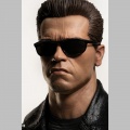 Pure Arts bust 1/1 T-800 Model 101 Art Mask Painted Standard Version - Terminator 2