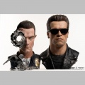 Pure Arts bust 1/1 T-800 Model 101 Art Mask Painted Standard Version - Terminator 2