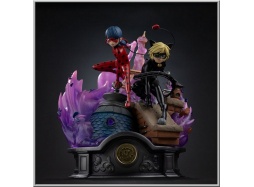 Iron Studios Lady Bug and Cat Noir Signed Edition - Miraculous