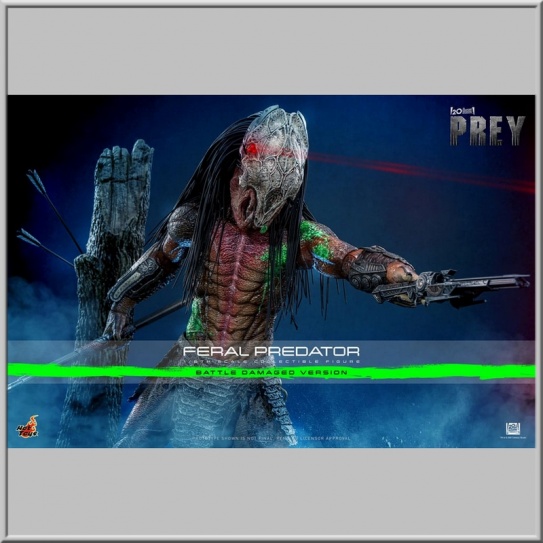 Hot Toys Feral Predator (Battle Damaged Version) - Prey
