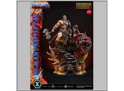 Prime 1 Studio He-Man & Battle Cat Ultimate Bonus Version - Masters of the Universe