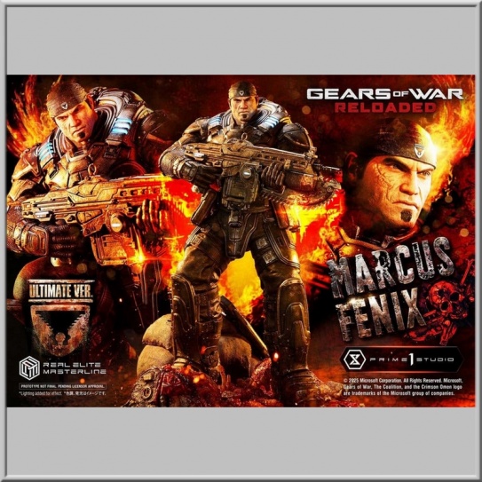 Prime 1 Studio Marcus Fenix Ultimate Bonus Version - Gears of War: Reloaded