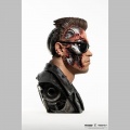 Pure Arts buste 1/1 1/1 T-800 Model 101 Battle Damaged Art Mask - Terminator 2