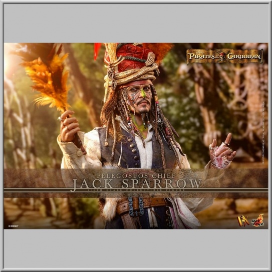Hot Toys Pelegostos Chief Jack Sparrow - Pirates of the Caribbean
