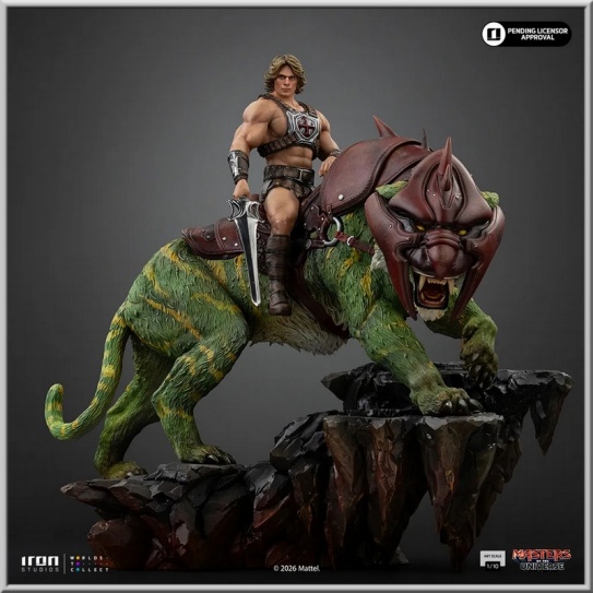 Iron Studios He-Man and Battle Cat - Masters of the Universe