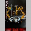 Hot Toys 1/4 Iron Man Mark IV with Suit-Up Gantry - Iron Man 2