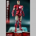 Hot Toys 1/4 Iron Man Mark IV with Suit-Up Gantry - Iron Man 2